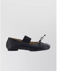 MM6 by Maison Margiela - Leather Anatomic Ballerina Shoes - Lyst