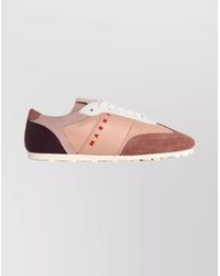 Marni - Leather Low-Top Sneakers - Lyst