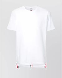 Thom Browne - Cotton Relaxed-Fit Crew-Neck T-Shirt - Lyst