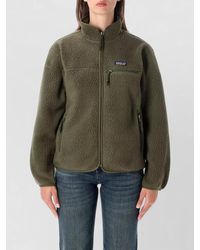 Patagonia - Recycled Fleece Stand Collar Zip Jacket - Lyst