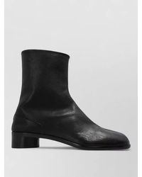 Maison Margiela - Tabi Leather Ankle Boots Split Square Toe - Lyst