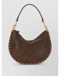 Isabel Marant - Oskan Soft Zip Leather Shoulder Bag - Lyst