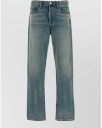 Agolde - High Rise Straight Leg Denim Jeans - Lyst