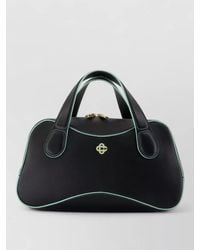 CASABLANCA - Leather Mini Travel Bag - Lyst