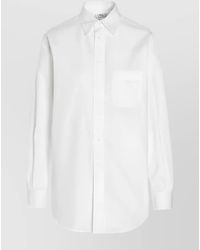 Maison Margiela - Cotton Long-Sleeve Poplin Shirt - Lyst