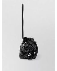 Issey Miyake - Shoulder Bucket Bag Geometric Strap Design - Lyst