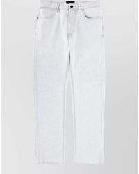Stone Island - Denim Trousers Belt Loops Five Pockets - Lyst