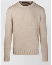 Ralph Lauren - Cotton Crew-Neck Jumper - Lyst