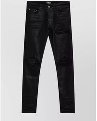 Amiri - Skinny Jeans With Distressed Detailing And Five Pockets - Lyst