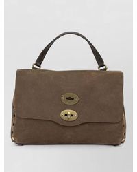 Zanellato - Leather Postina Jones Small Top Handle Shoulder Bag - Lyst