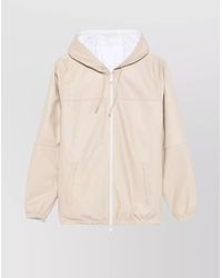 P.A.R.O.S.H. - Lamb Leather Hooded Fitted Jacket - Lyst