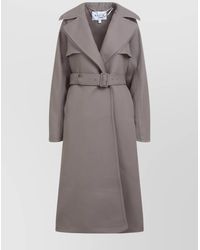 Alaïa - Double Diagonal Trench Coat - Lyst