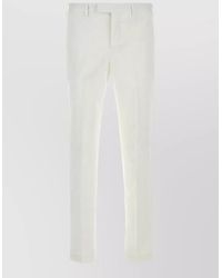 PT Torino - Stretch Cotton Tailored Slim Fit Pants - Lyst
