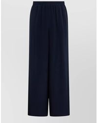 Max Mara - Silk Lounge Pants Drawstring Waist Wide Leg - Lyst