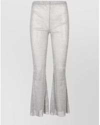 Santa Brands - Rhinestone Flared Trousers - Lyst