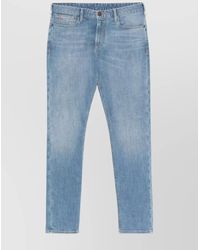 Emporio Armani - Denim Cotton Jeans Belt Loops - Lyst