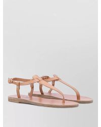 Ancient Greek Sandals - Lito Flat Leather Strappy Open Toe Sandals - Lyst