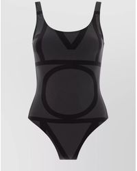 TOTEME - Monogram Scoop Neck Swimsuit - Lyst
