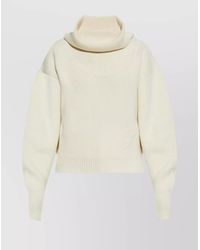 Jacquemus - Cashmere Wool Ribbed Turtleneck Jumper - Lyst