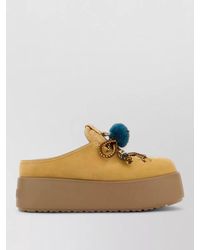 Fendi - Nubuck Apres Chic Mules - Lyst