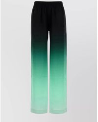 CASABLANCA - Embroidered Satin Wide-Leg Pant - Lyst