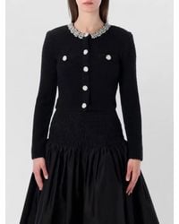 Self-Portrait - Crystal Trim Cardigan - Lyst