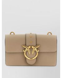 Pinko - Love Bag One Small Leather Clutch Bag - Lyst