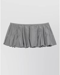 Miu Miu - Mid Length Skirt Pleated Design - Lyst