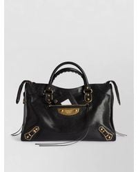 Balenciaga - City Tote Bag Front Pocket Strap Handles - Lyst