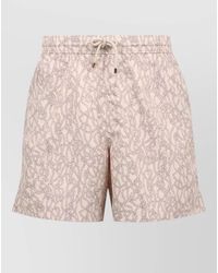 Agnona - Polyester Swim Cargo Shorts - Lyst