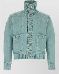 Junya Watanabe - Cotton Blend Cardigan Dog Motif Pockets - Lyst