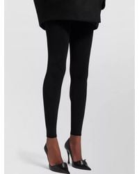 Balenciaga - High-Rise Straight-Leg Leggings - Lyst