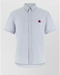 KENZO - Cotton Short-Sleeve Shirt - Lyst