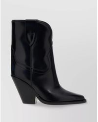 Isabel Marant - 'Leyane' Cone Heel Ankle Boots - Lyst