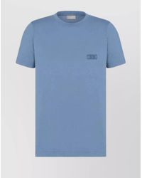 Dior And Hylton Nel Knit T-Shirt in Blue for Men | Lyst