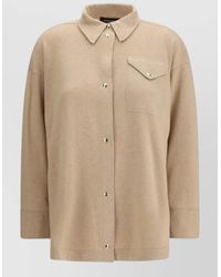 Fabiana Filippi - Knitwear Shirt Long Sleeves Collared Neck Pocket - Lyst