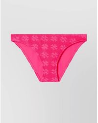 Tory Burch - Logo-Print Low-Rise Bikini Bottom - Lyst