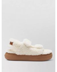 Moon Boot - Platform Sandals Double Straps Shearling Upper - Lyst