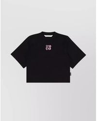 Palm Angels - Cropped T-Shirt - Lyst