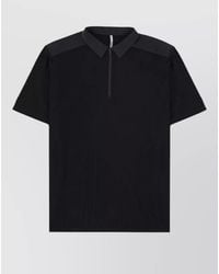 Veilance - Short Sleeve Polo Shirt Zip Collar - Lyst