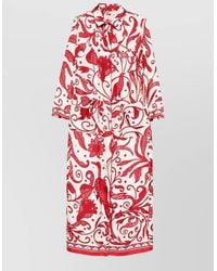 F.R.S For Restless Sleepers - Silk Shirt Dress Belted Long Pockets - Lyst