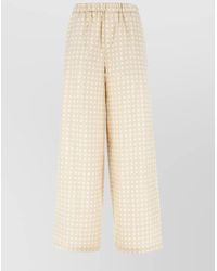 KENZO - Printed Wide-Leg Trousers - Lyst