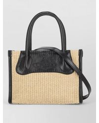 Vivienne Westwood - Na Small Raffia-Effect Shoulder Bag - Lyst