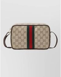 Gucci - Coat Adjustable Strap And Front Stripe Detail - Lyst