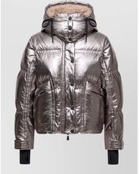 Moncler - Moncler Calaque Metallic Hooded Insulated Ski Jacket - Lyst