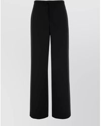 Gucci - High Waist Wool Palazzo Trousers - Lyst