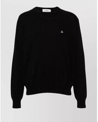 Vivienne Westwood - Cashmere Blend Fine Knit Crew Neck Jumper - Lyst
