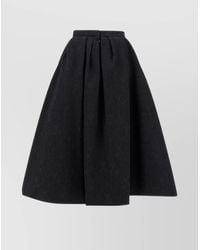 Carolina Herrera - Cotton A-Line Skirt - Lyst