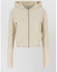 Off-White c/o Virgil Abloh - Cotton Slim-Fit Terry Zip Hoodie - Lyst