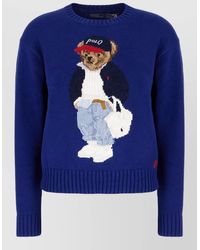 Polo Ralph Lauren - Cotton Sweater Crew Neck Long Sleeves - Lyst